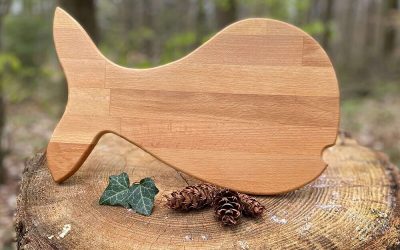 "Wal" Frühstücksbrett / Vesperbrett aus Holz Wald